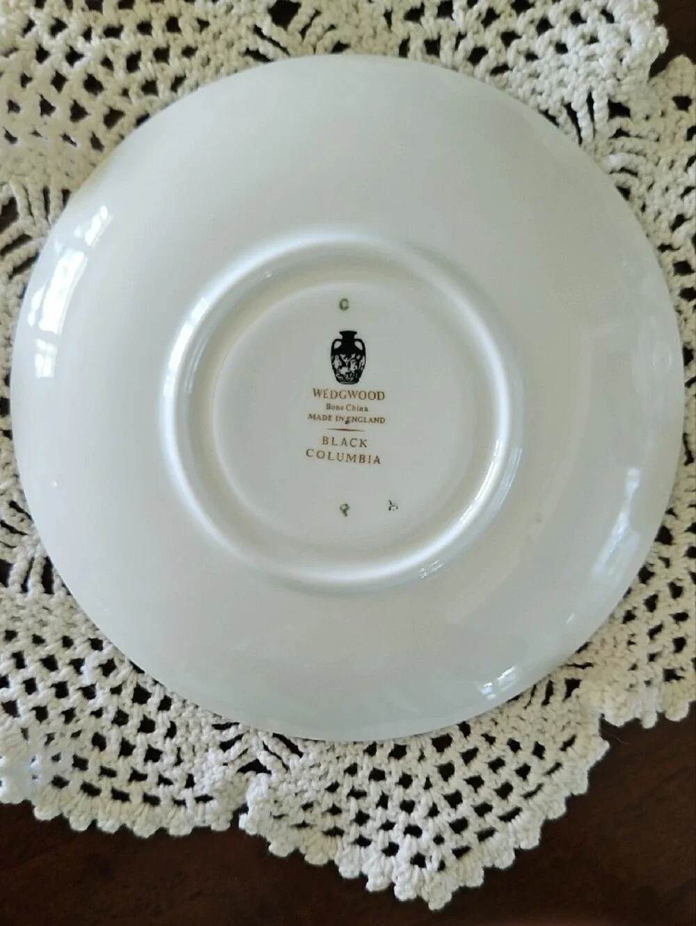 VTG Wedgwood Columbia Black Tea Cup and Saucer